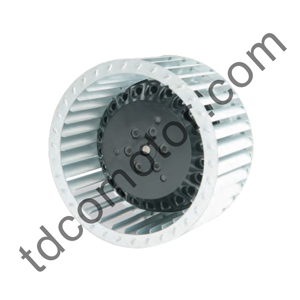 Ventilator centrifugal curbat înainte de 140 mm AC