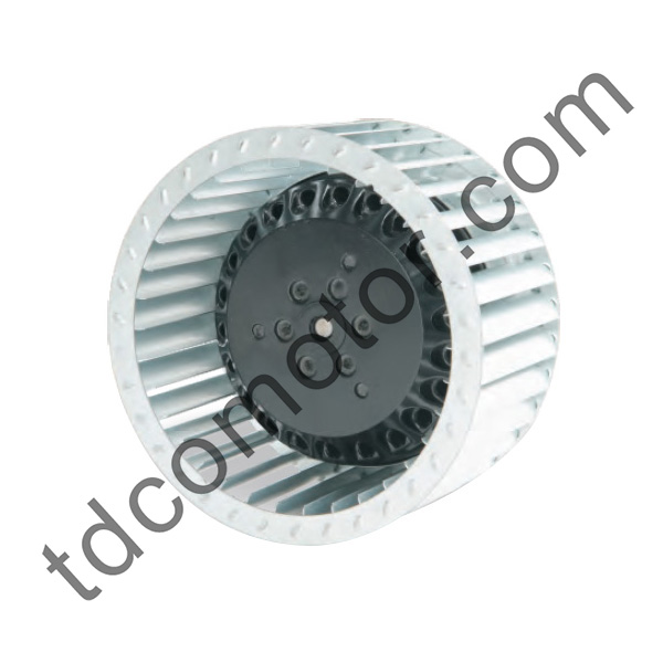 Ventilator centrifugal curbat înainte de 160 mm AC